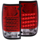 Red/Clear LED Taillights <br> 89-95 Toyota Pickup