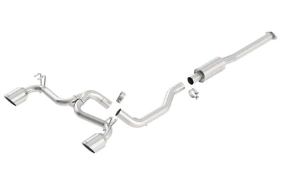 S-Type Cat-Back Exhaust System <br> 08-15 Mitsubishi Lancer Evolution