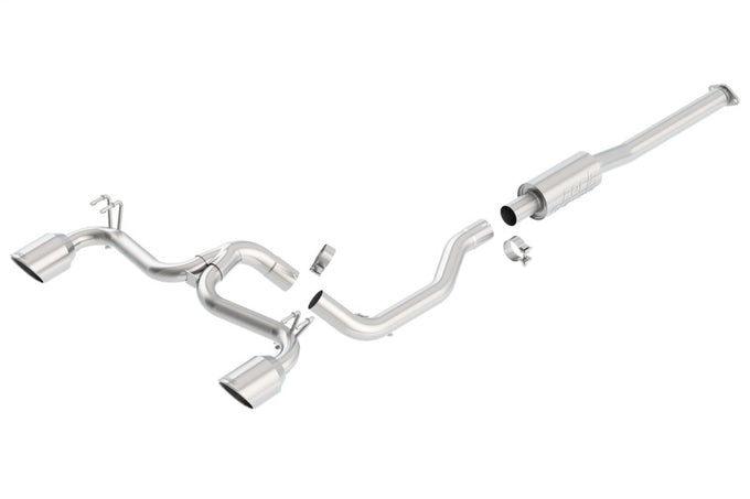 S-Type Cat-Back Exhaust System <br> 08-15 Mitsubishi Lancer Evolution