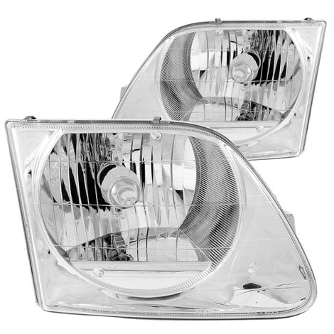 Chrome Crystal Headlights <br> 97-03 Ford F-150, 97-02 Expedition