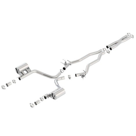 ATAK Cat-Back Exhaust System <br> 15-23 Dodge Challenger 6.4L V8 With MDS
