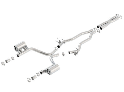 ATAK Cat-Back Exhaust System <br> 15-23 Dodge Challenger 6.4L V8 With MDS