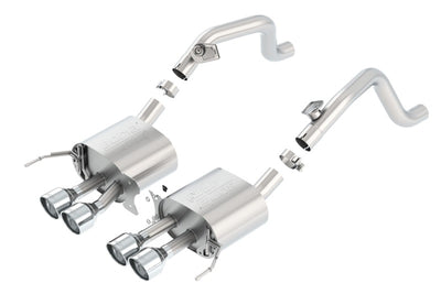 ATAK Axle-Back Exhaust System <br> 14-19 Chevy Corvette Stingray 6.2L V8