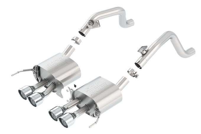 ATAK Axle-Back Exhaust System <br> 14-19 Chevy Corvette Stingray 6.2L V8