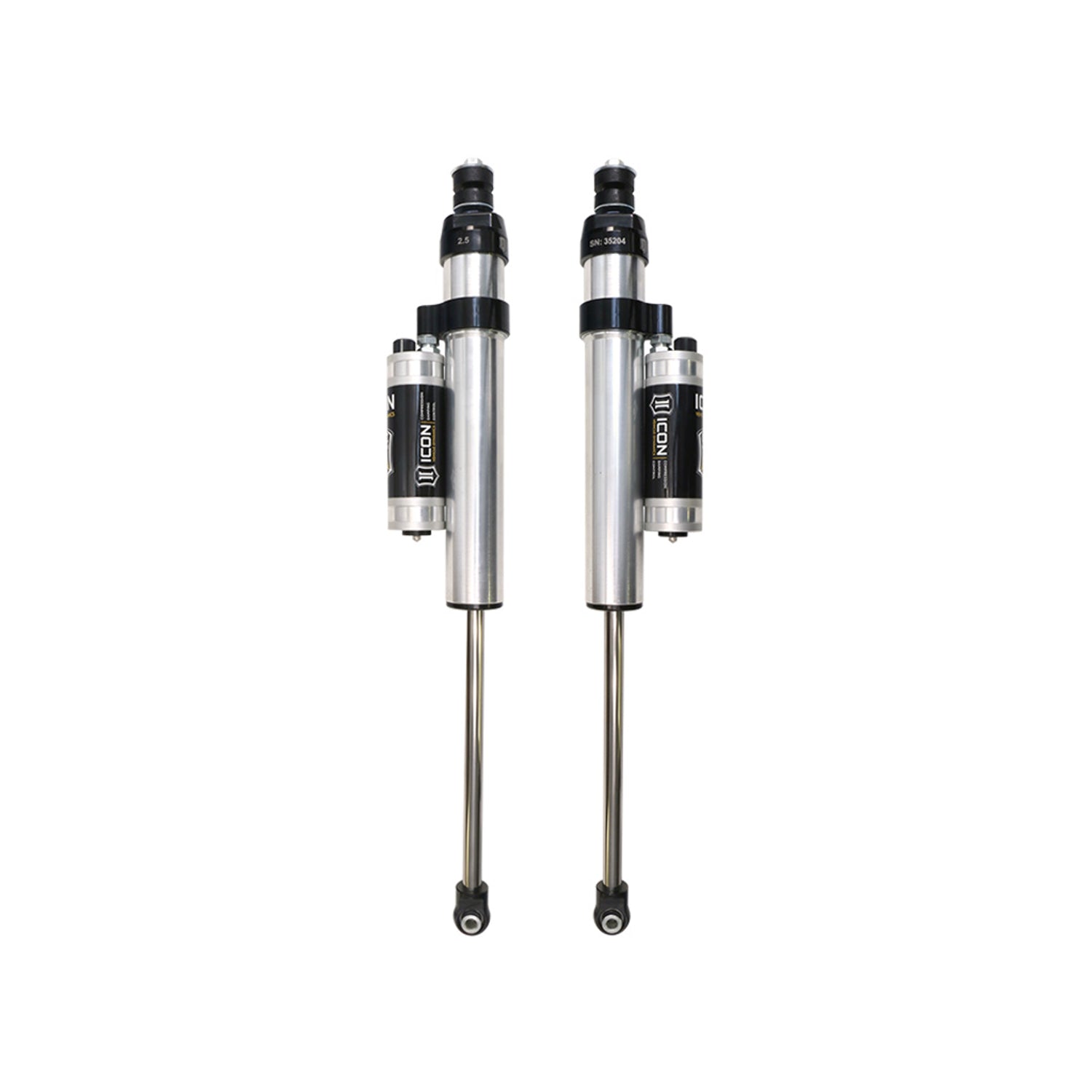 Pair 6-8in Front 2.5 Series Shocks VS PB CDCV w/ ICON Upper Control Arm <br> 2011-2016 Chevy Silverado GMC Sierra 2500 3500 HD