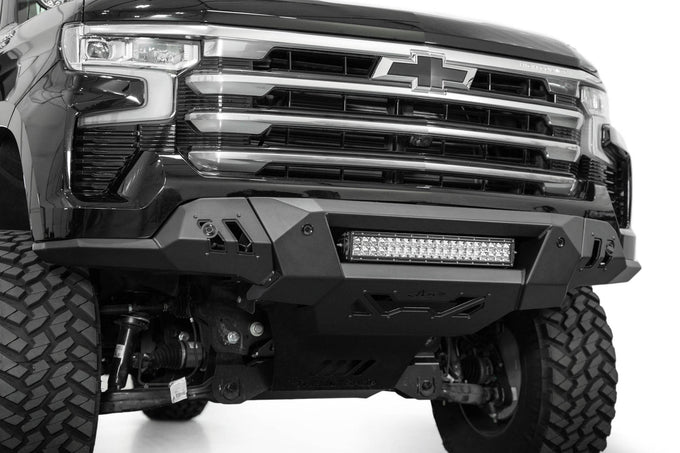 Black Label Front Bumper<br> 22-24 Chevy Silverado 1500