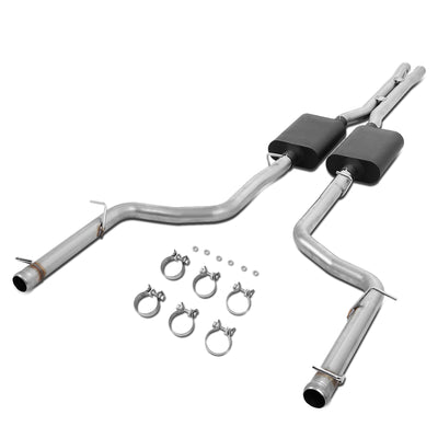 Cat-back Exhaust Systems w/2.5 in. OD Muffler Tip <br>09-14 Dodge Challenger 5.7L
