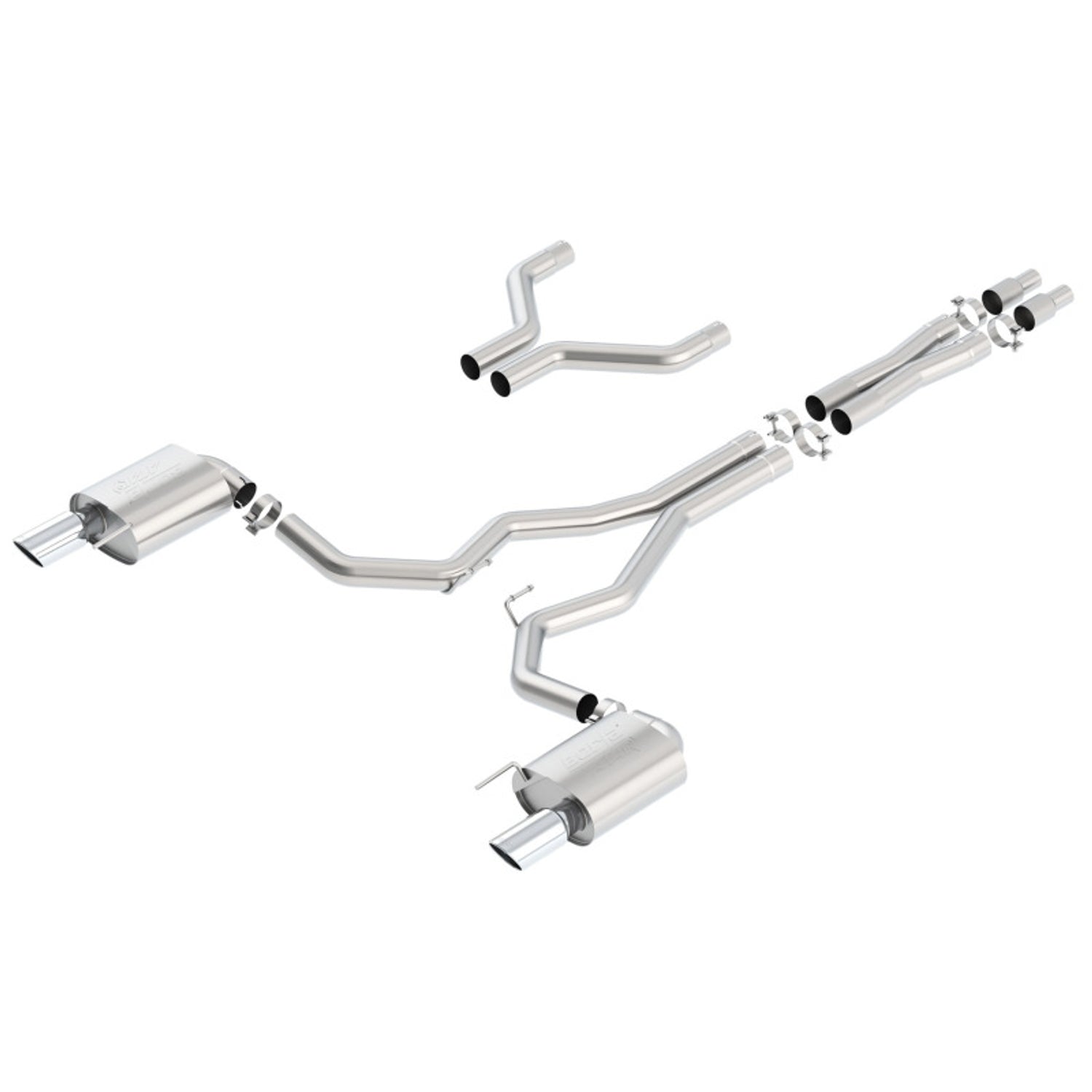 ATAK Cat-Back Exhaust System <br> 15-17 Ford Mustang 5L V8 Coupe