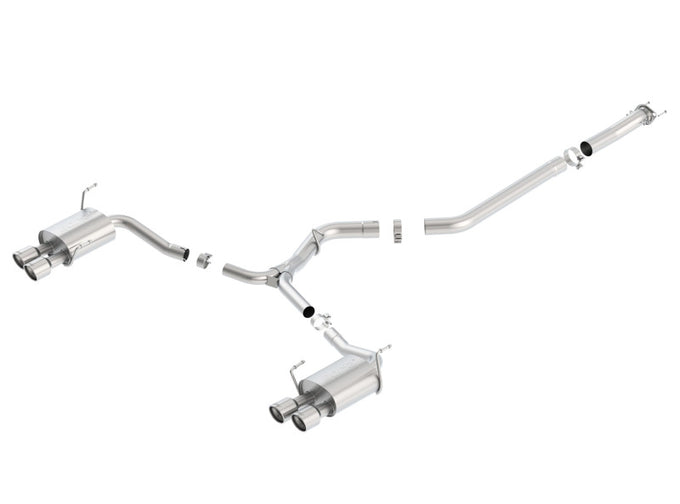 S-Type Cat-Back Exhaust System <br> 15-21 Subaru WRX STI 15-21 Subaru WRX