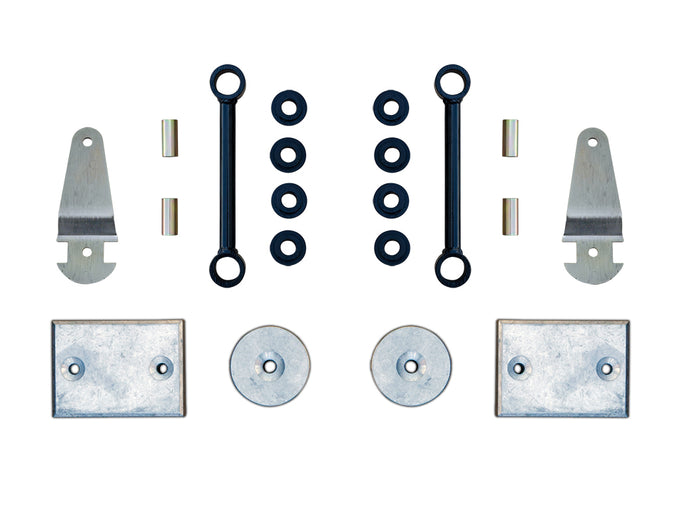 3in Front/Rear Box Kit <br> 2007-2017 Jeep Wrangler 2018 Wrangler JK