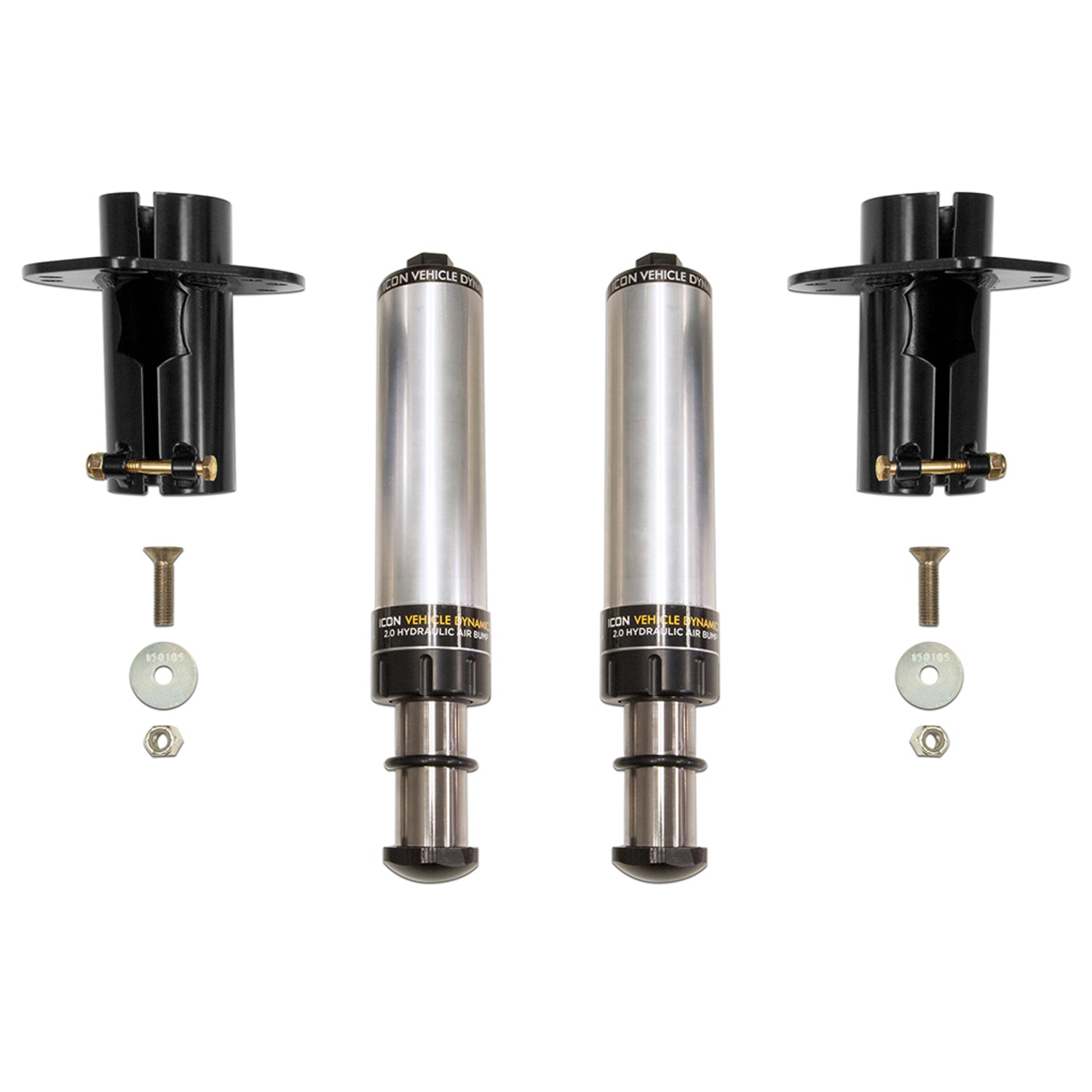 Front Hyd Bump Stop Kit <br> 2007-2023 Jeep Wrangler JK Gladiator