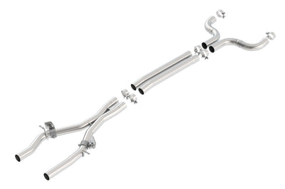 X-Pipe With Mid-Pipes Connection Pipes <br> 16-23 Chevy Camaro SS 6.2L V8 Coupe