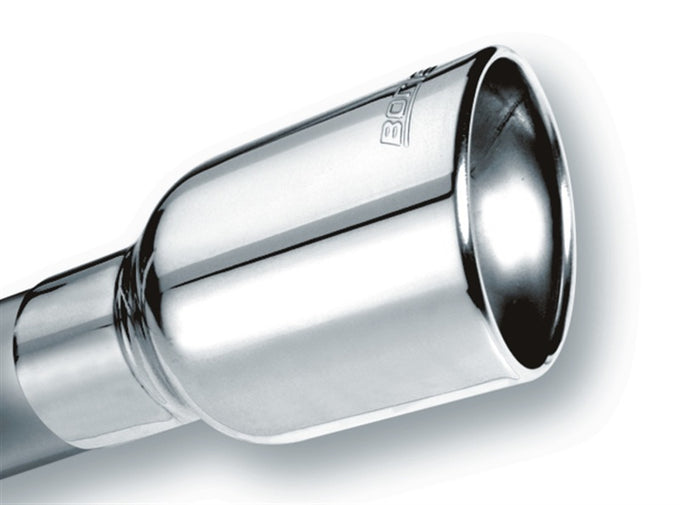 Polished Tip Single Oval Rolled Angle-Cut <br> Universal Fit w/Clamp