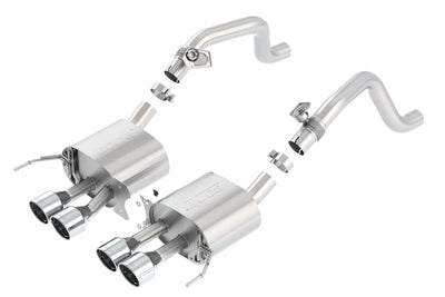 S-Type Axle-Back Exhaust System <br> 14-19 Chevy Corvette Stingray 6.2L V8