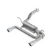 ATAK Axle-Back Exhaust System <br> 18-23 Jeep Wrangler 3.6L