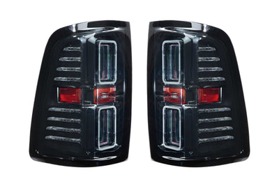 Pair / Smoked XB LED Tail Lights <br> 19-24 Dodge Ram 1500