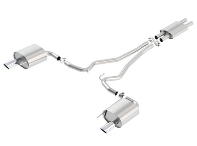 S-Type Cat-Back Exhaust System <br> 15-17 Ford Mustang 3.7L V6 Coupe