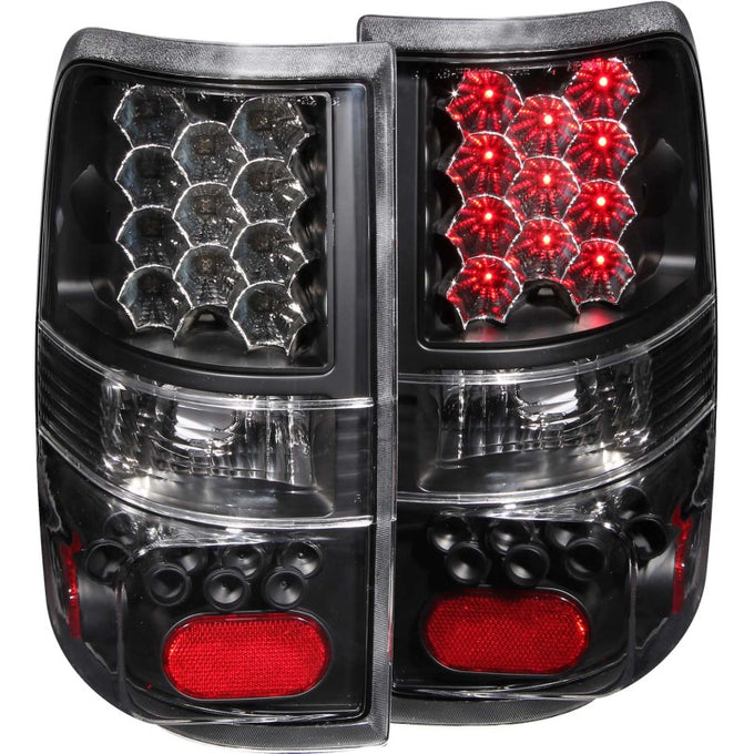 Black LED Taillights <br> 04-08 Ford F-150