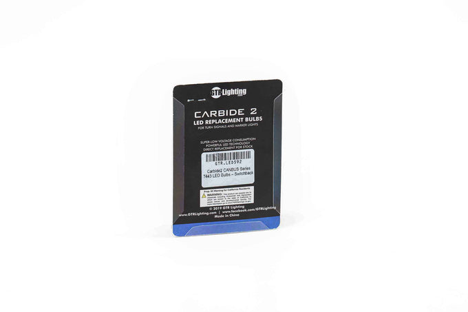 Non-CK Carbide Canbus 2.0 LED Bulb <br> 7440/7443, Switchback
