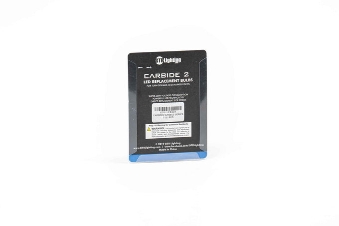Carbide Canbus 2.0 LED Bulbs <br> 921/T15,Universal,Red