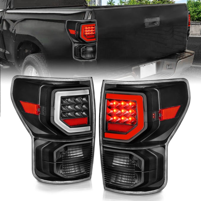 Black Housing G2 Full LED Tailights <br> 07-11 Toyota Tundra