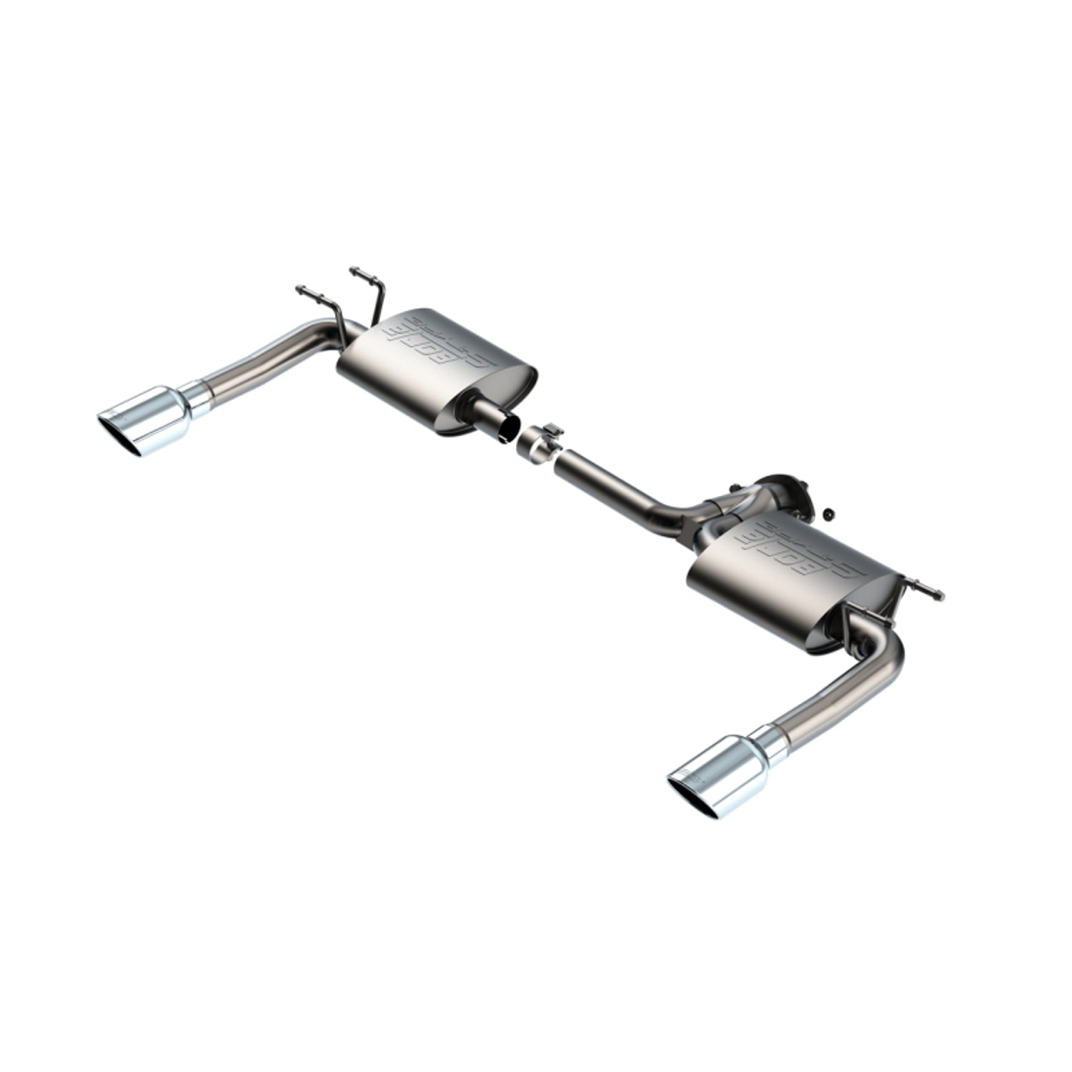 S-Type Axle-Back Exhaust System <br> 19-22 Mazda 3 2.5L L4 Sedan