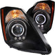 Black LED Halo Projector Headlights <br> 03-05 Nissan 350Z