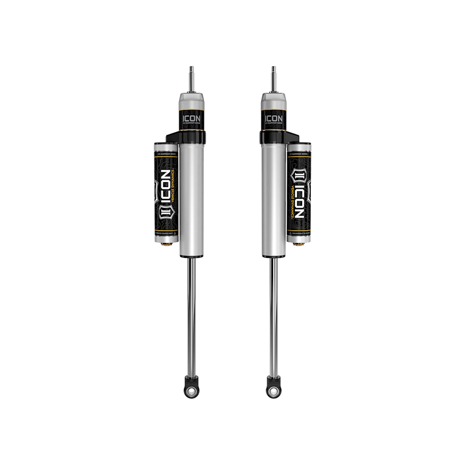 Pair 6in Rear 2.5 Custom Shocks PB <br> 2007-2021 Toyota Tundra