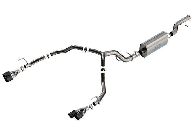Touring Cat-Back Exhaust System <br> 21-24 Chevy Tahoe Premier/ High Country/ Z71/ RST