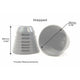 32mm Round Housing Cap <br>Universal