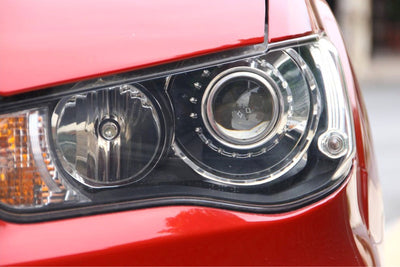 E46-R Extended Projector Chrome Shroud <br>Universal