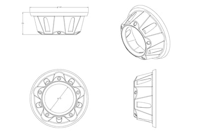 G37C-R Projector Shroud <br>Universal