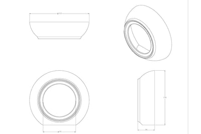 Iris Projector Shroud <br>Lexus LS430, LS460