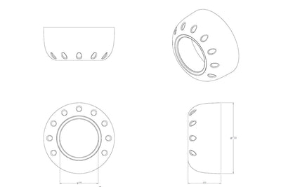 MC-R Projector Shroud <br>Universal
