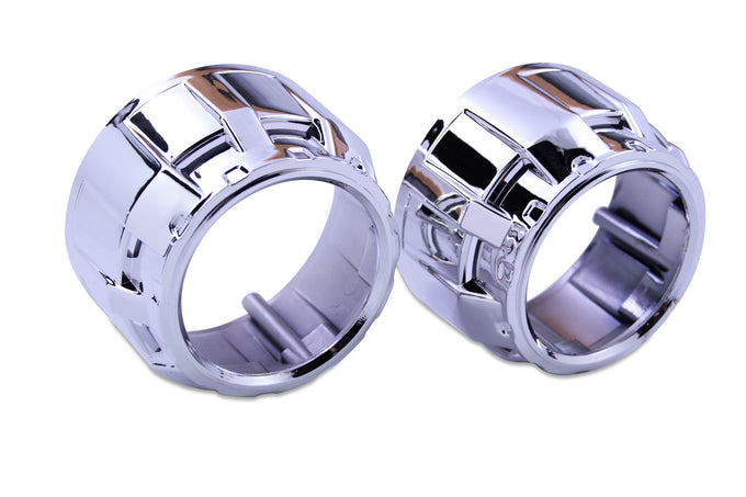 Chrome Mini Gatling Gun Projector Shroud <br>Universal