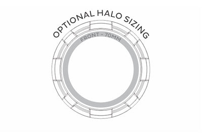 Chrome Mini Gatling Gun Projector Shroud <br>Universal