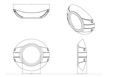 Ocular Projector Shroud <br>Universal