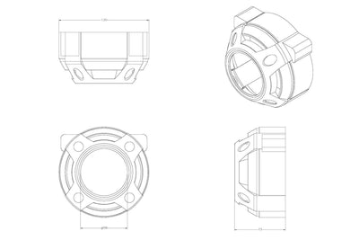 Panamera Projector Shroud <br>Universal
