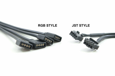 4 pin Splitter: RGB 4P Female to 4x RGB 4P Female <br>Universal