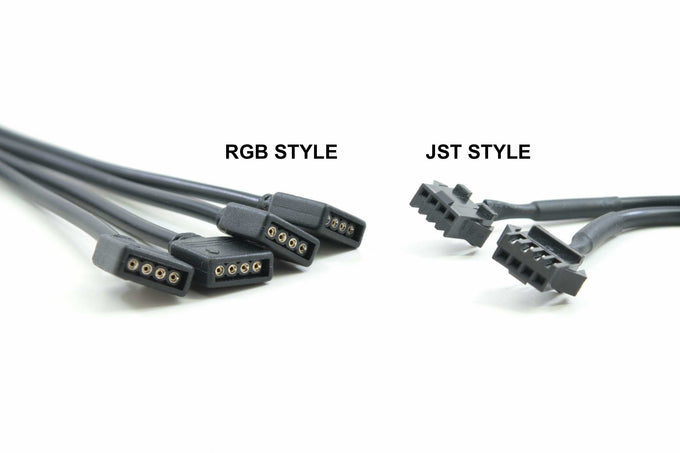 4 pin Splitter: RGB 4P Female to 4x RGB 4P Female <br>Universal