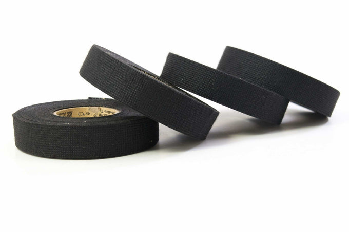 0.001 in x 0.748 in. x 49.21ft Tape: Cloth Wire Harness <br>Universal