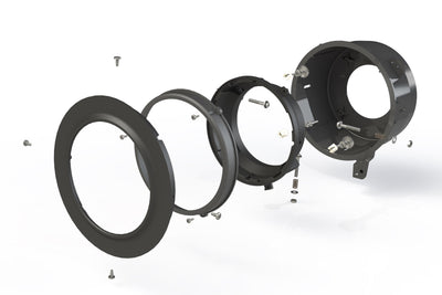LED Headlight Adapters(7in/Pair) <br>18-24 Jeep Wrangler