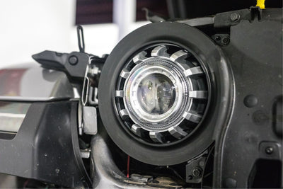 LED Headlight Adapters(7in/Pair) <br>18-24 Jeep Wrangler