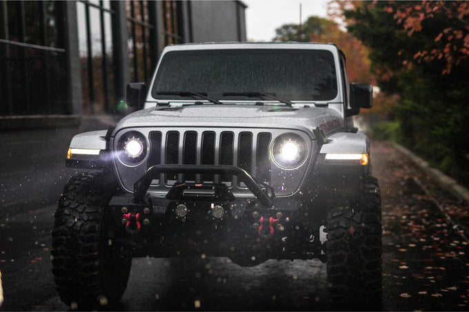 Fender DRL/Signals(Smoked) (Pair) <br>Jeep Wrangler JL/JT