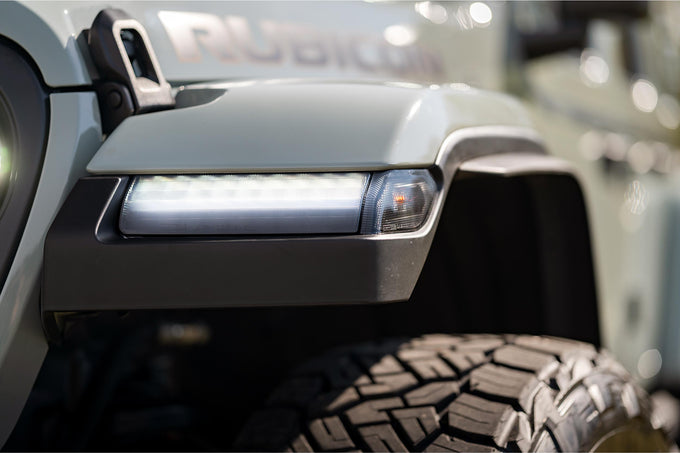 Fender DRL/Signals(Smoked) (Pair) <br>Jeep Wrangler JL/JT