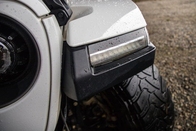 Fender DRL/Signals(Smoked) (Pair) <br>Jeep Wrangler JL/JT