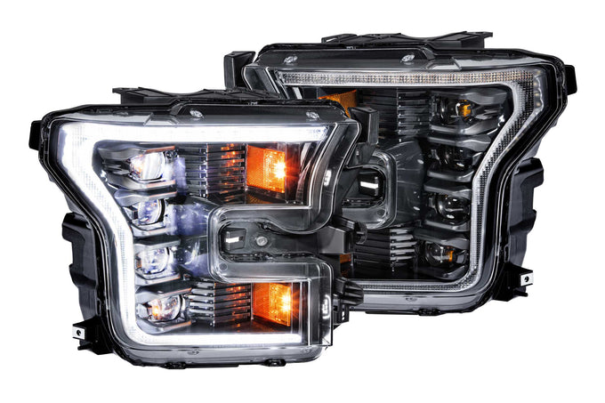 XB LED Headlights (Pair/ASM/White DRL) <br>15-17 Ford F150