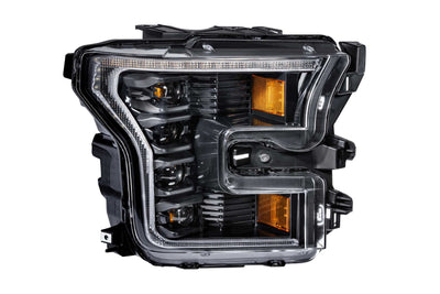 XB LED Headlights (Pair/ASM/White DRL) <br>15-17 Ford F150