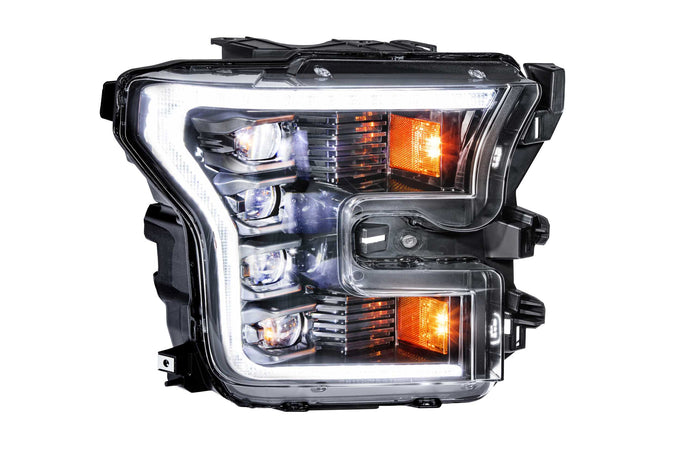 XB LED Headlights (Pair/ASM/White DRL) <br>15-17 Ford F150