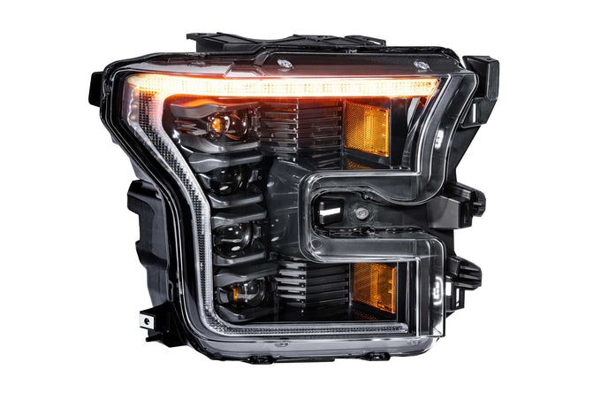 XB LED Headlights (Pair/ASM/White DRL) <br>15-17 Ford F150